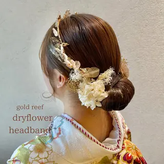 ミディアム ヘアアレンジ charm《銀座》 ヘアセット/縮毛矯正のヘアスタイル