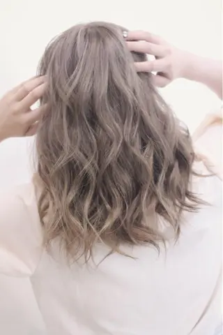 ロング カラー チビ編み込みエクステ シールEXどぅ〜すのヘアスタイル