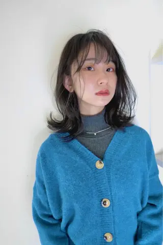 ミディアム パーマ 千 田のヘアスタイル