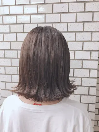 ミディアム hair &eye LAWE.店長のヘアスタイル