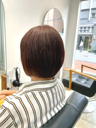 ショート 播磨茜/谷町四丁目/ Le'a/スパニストのヘアスタイル