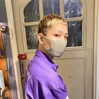 ショート カラー メンズ BRITS 渡辺 菜々子のヘアスタイル