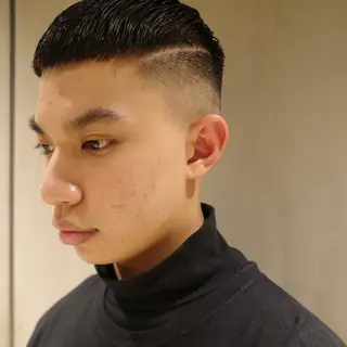 メンズ 🌈圧倒的デザイン パーマ　関和希のヘアスタイル