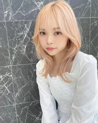 ミディアム チダアキフミ Ash大森のヘアスタイル