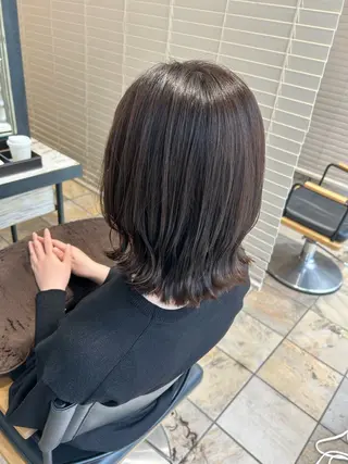 ミディアム カラー 佐竹 こいきのヘアスタイル