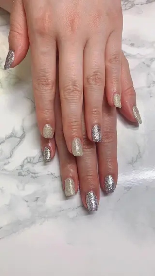 ネイル はな💎ネイル ワンホン、長さ出しのネイルデザイン