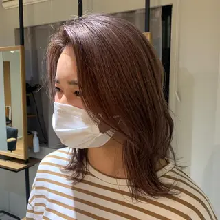 ミディアム ミディアムパーマ /癖毛パーマのヘアスタイル