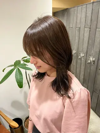 ミディアム 梅田美容室/カット /Maoのヘアスタイル