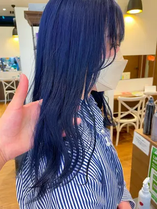 ロング カラー 髪質改善/ブリーチ 田代 龍我のヘアスタイル