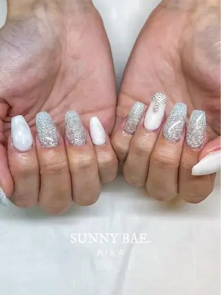 ショート ネイル SUNNY BAE.所属・Made By AIKAのネイルデザイン