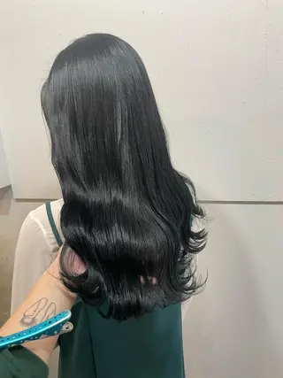 ロング カラー ヘアアレンジ メンズ Cielro【 シェイロ 】所属・Cielro/ダブル カラー/西田咲希のヘアスタイル