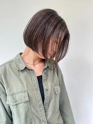 ミディアム カラー ハイライトNo.1☆ ゆうのヘアスタイル