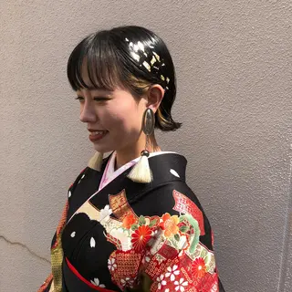 ショート カラー a rikaのヘアスタイル