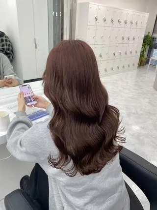 カラー ロング 🪞official FRUITS渋谷🩰のヘアスタイル