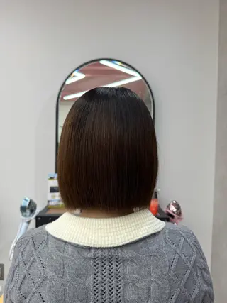 ショート ルイ☆【ボブ/メンズ /酸性ストレート】のヘアスタイル