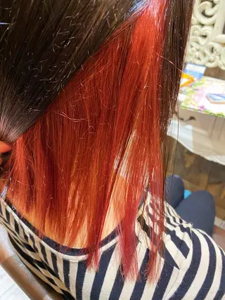 ミディアム カラー HAIR MAKE Y-21 久地店所属・船田 雅也のヘアスタイル