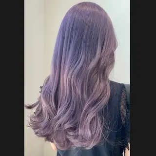 ロング カラー 🦋透明感カラー /ケアブリーチ🦋のヘアスタイル