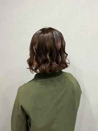 ショート ロングパーマ木村 ボブパーマのヘアスタイル