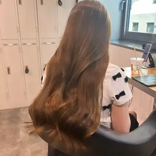 セミロング IS所属・横浜美容室/透明感 カラー/レイヤーのヘアスタイル