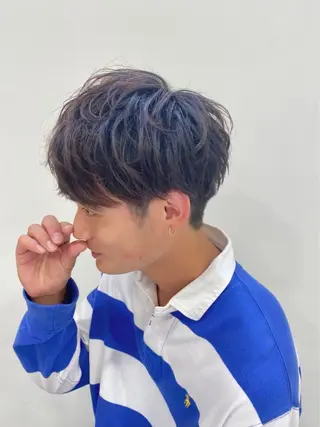 ショート メンズ 🫧カット/パーマ /ネイル/かりん🫧のヘアスタイル