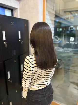 セミロング beleefric所属・上田 姫奈のヘアスタイル