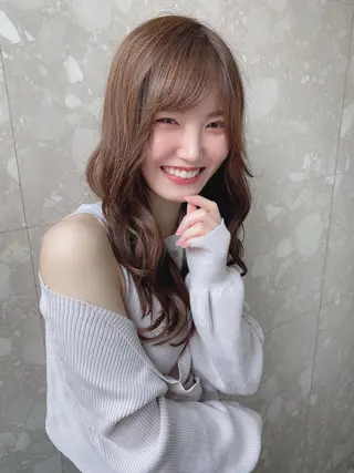 ロング カラー 個室サロンLOUIMADNA栄店所属・髪質改善美容師 個室サロン白金厚哉のヘアスタイル