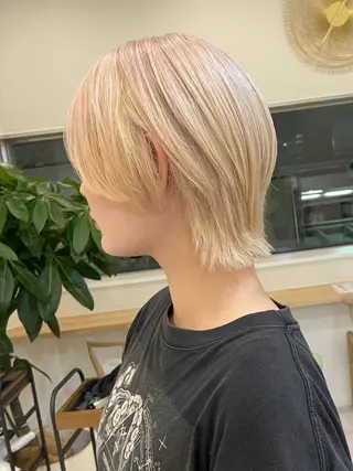 ショート カラー メンズ L'or Kyoto 【ロルキョウト】のヘアスタイル