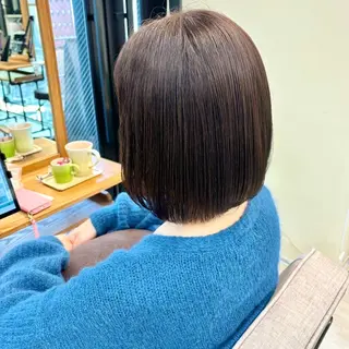 ミディアム 桜木町2分/くびれ /ボブ/ナチュラルのヘアスタイル