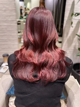 セミロング カラー 銀座/髪質改善/韓国 カラー🍓原田侑依のヘアスタイル