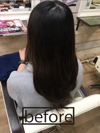 ミディアム anyhow academyのヘアスタイル