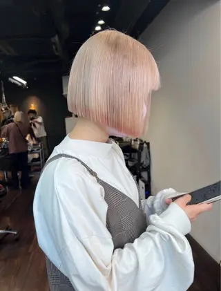 ショート カラー 🧡色落ちまで2度綺 麗なカラー🧡ヨシキのヘアスタイル