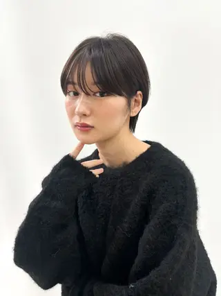 ショート 艶髪ストレート/ 理美容師/ショウキのヘアスタイル