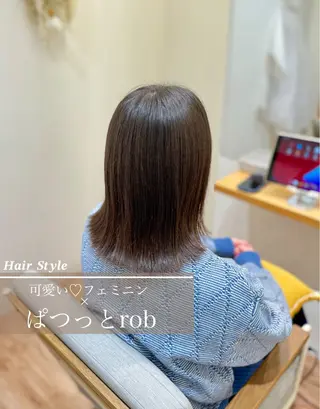 ミディアム 透明感カラー🫧 miyuのヘアスタイル
