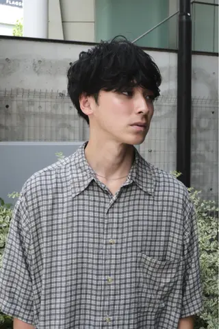 パーマ メンズ December/jingumae所属・メンズパーマ 特化うえちりくのヘアスタイル