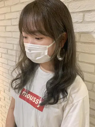 セミロング カラー ヘアアレンジ yuka .のヘアスタイル