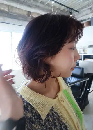 ミディアム groovy所属・学芸大学 /ボブ SaKuraのヘアスタイル