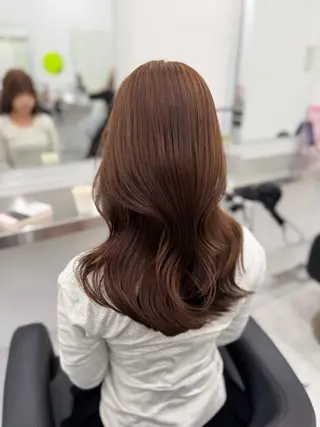 カラー 透ける透明感カラー 🎀anju/渋谷のヘアスタイル