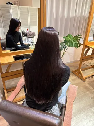 ロング カラー RINNO🌷艶髪/ 透明感&艶カラーのヘアスタイル