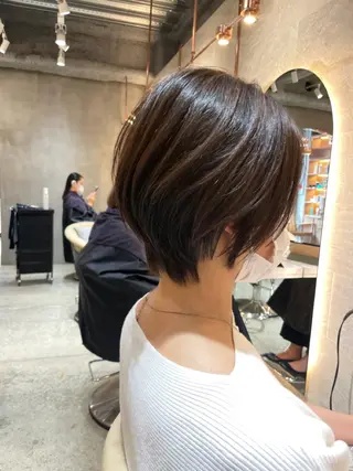 ショート レイヤー/韓国ヘア 縮毛矯正🫧鈴木颯のヘアスタイル
