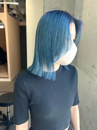 ショート カラー lani 天神大名/ブリーチのヘアスタイル