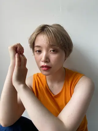 ショート ヘアアレンジ パーマ特化美容師 mikuのヘアスタイル