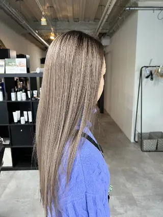 ロング roots hair design 【ルーツヘアデザイン】所属・【艶髪 縮毛矯正】 松原 勇気のヘアスタイル