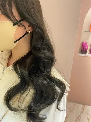 ロング マホ/日吉/髪質改善 /レイヤー/ガーリーのヘアスタイル