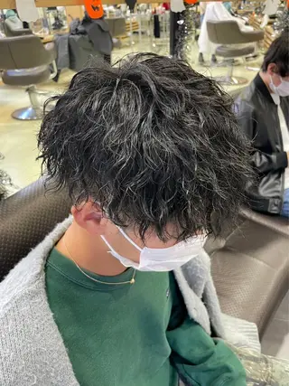 ショート パーマ 🫧カット/パーマ /ネイル/かりん🫧のヘアスタイル