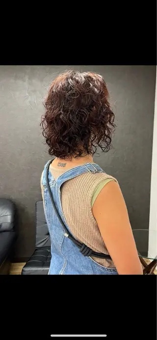 ショート パーマ nono/パーマ /顔まわりカット🐈のヘアスタイル