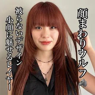 ロング 🐺立川のウルフ屋 さん🐺おかみ🐺のヘアスタイル