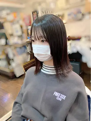 ミディアム ブルーヘブン TAKESHIのヘアスタイル