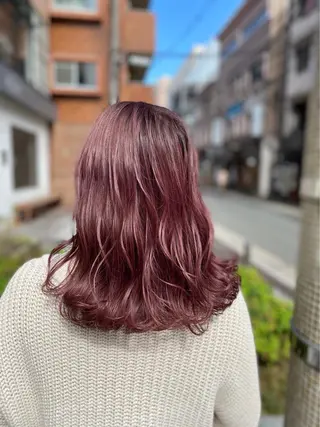 ミディアム 🩵ララモアナ nazu🩵のヘアスタイル