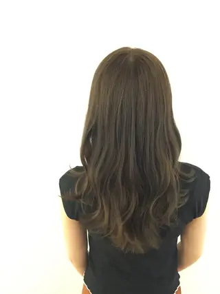 ミディアム カラー 小顔カット✨ 透明感カラー/村上のヘアスタイル