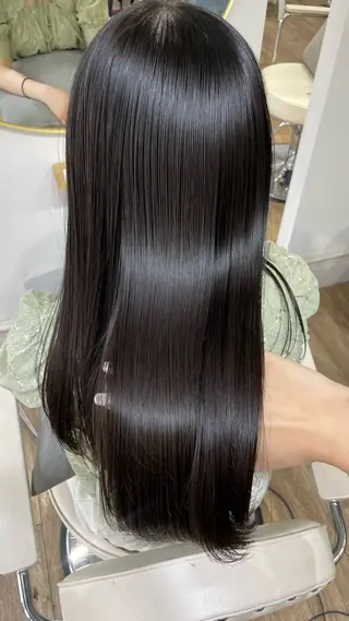 ロング カラー パーマ ヘアアレンジ 酸性縮毛矯正 梅田茶屋町 Juriのヘアスタイル